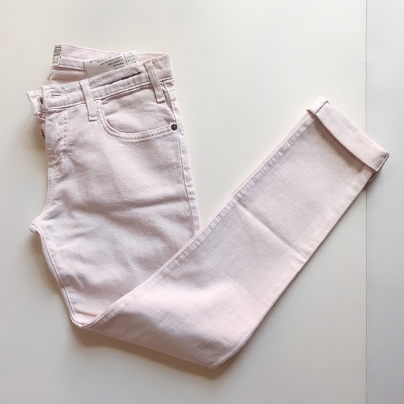 Current/Elliott | The Roller Pink Denim Pants - Picture 1 of 8